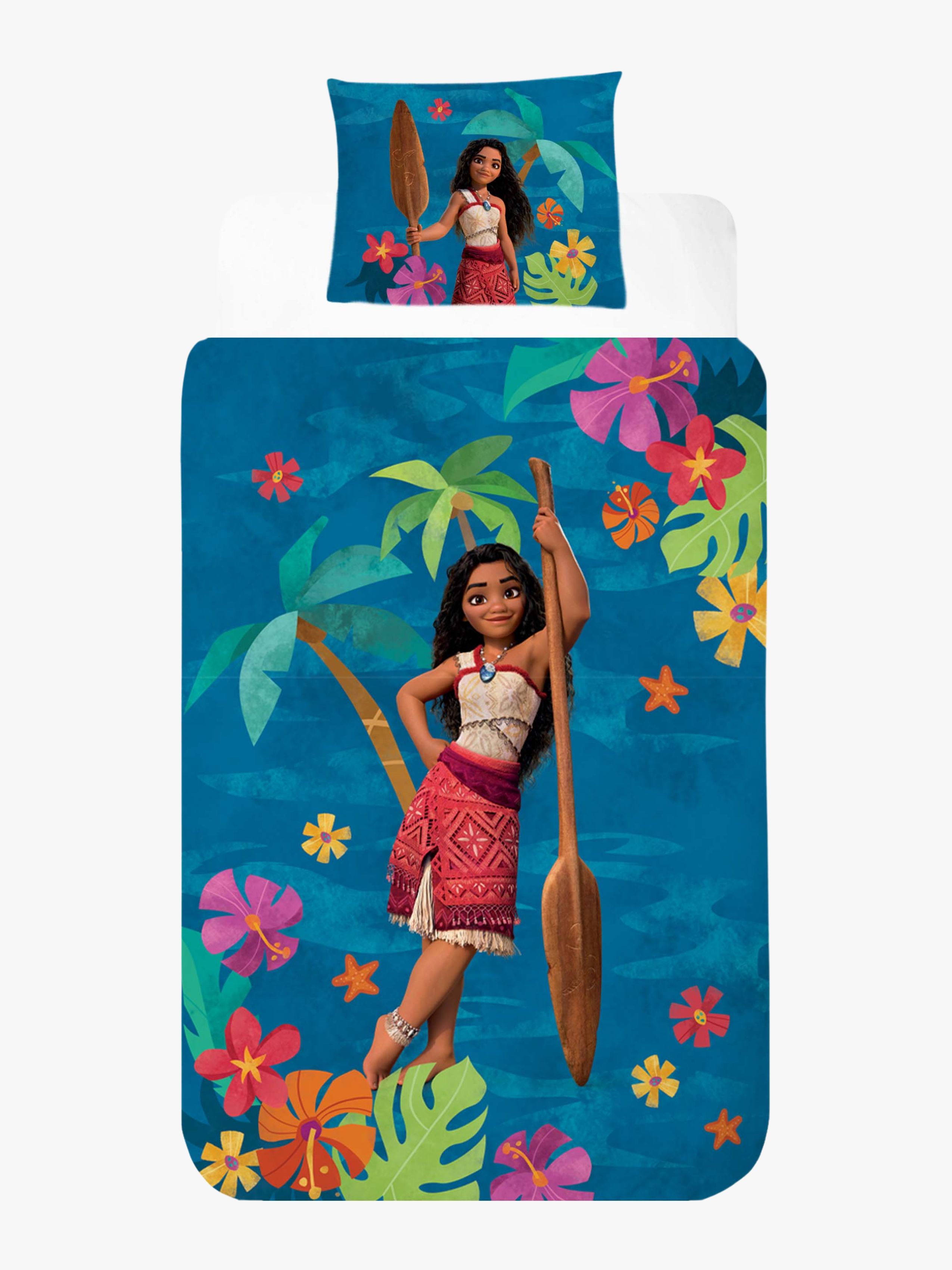 Disney Vaiana Sengesæt 150 x 210, Blå