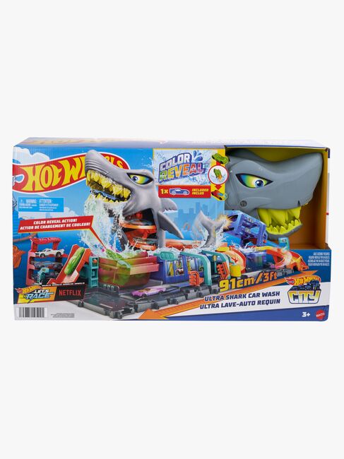 Hot Wheels City Ultra Shark Car Wash Racerbane