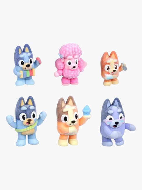 Bluey Fuzzies Figurer Fanfavoritter 8-pak