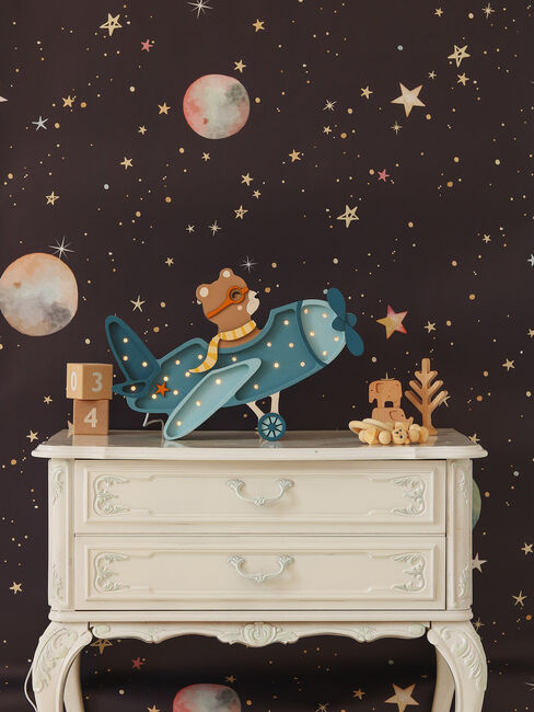 Little Lights Lampe Vintage Flyvemaskine