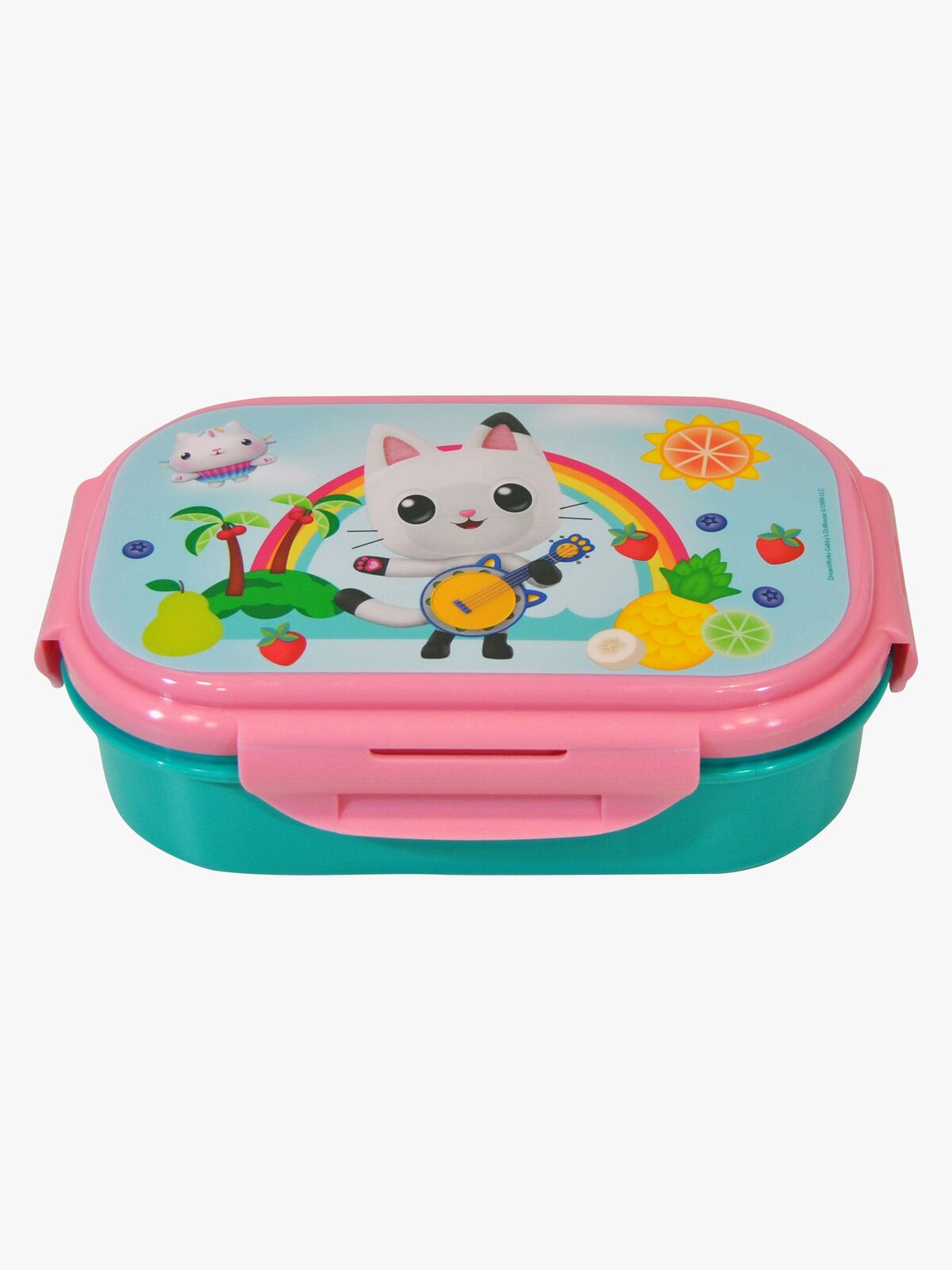 Gabby's Dollhouse Madkasse med Bestik, Blå/Pink