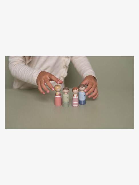 Little Dutch Dukkesæt til Dukkehus, Familien Rosa