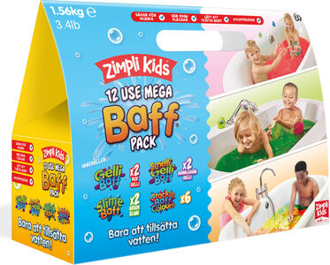 Zimpli Kids 12 Use Mega Baff Pack Badepulver