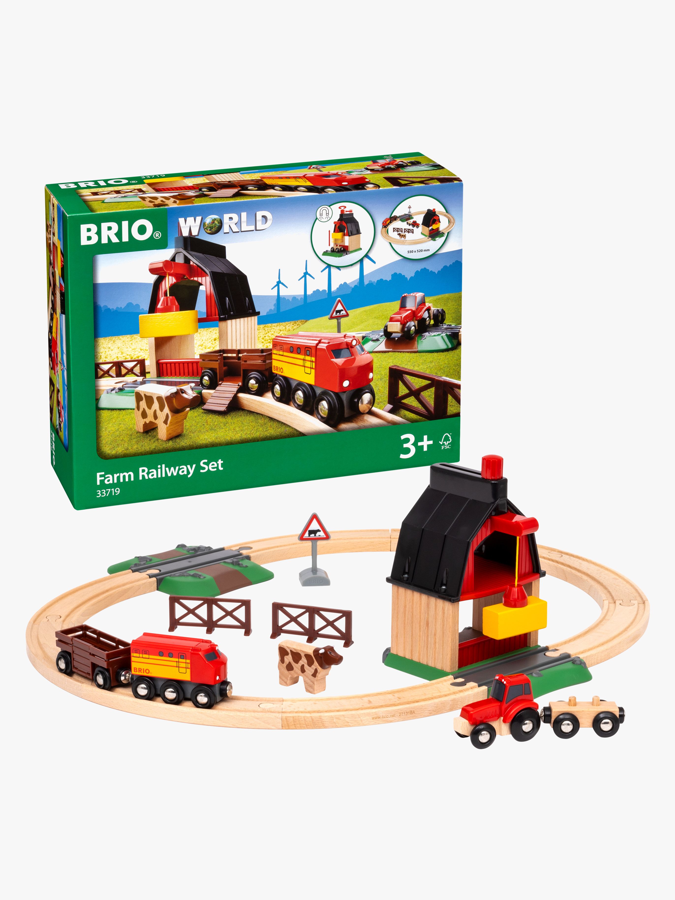 BRIO 33719 Togsæt Bondegård