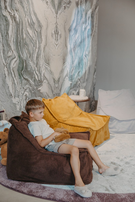 Yappy Kids Yappyhug Sækkestol, Chocolate Brown