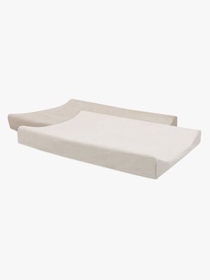 Jollein Puslepudebetræk 50x70cm 2-pak, Oatmeal/Sand