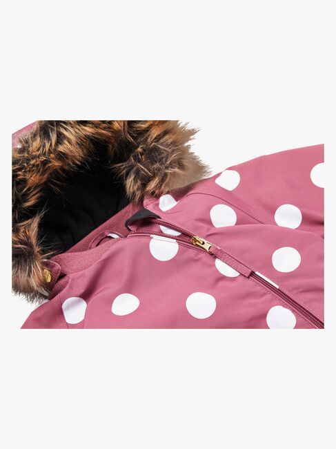 Petite Chérie Atelier Amour Babyflyverdragt, Big Dots Mesa Rose