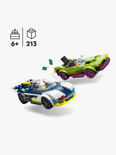 LEGO City 60415 Biljagt med politi og muskelbil