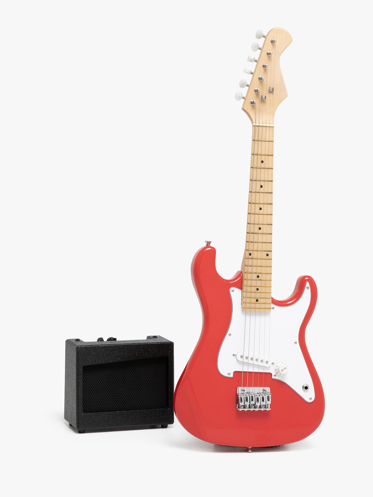 Cloudberry Castle Elektrisk Guitar med Forstærker 80 cm, Rød