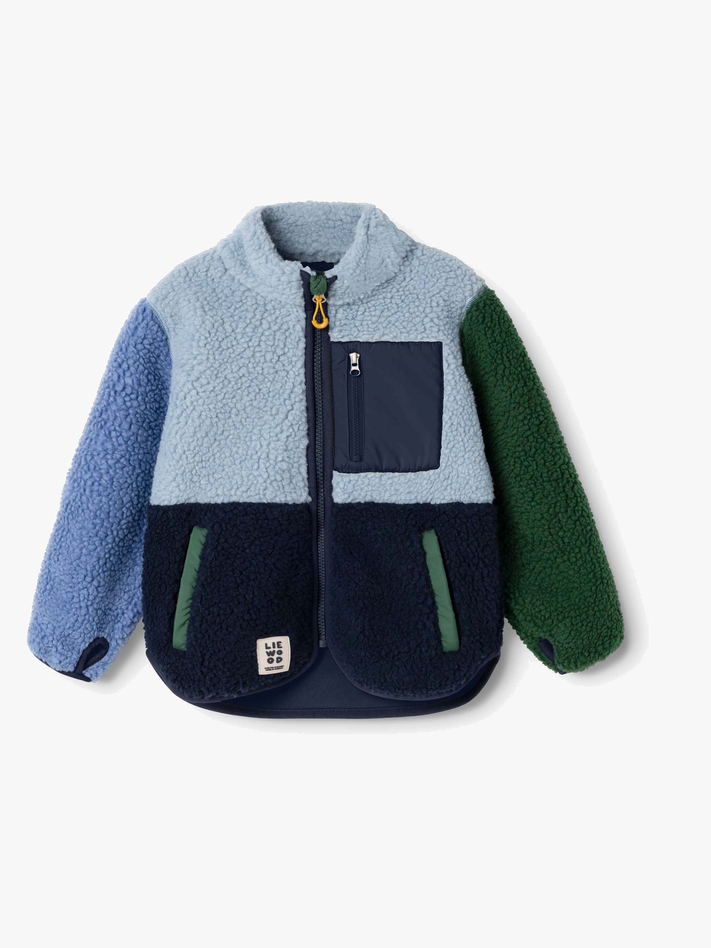 LIEWOOD Nolan Fleecetrøje, Classic navy multi mix, 104