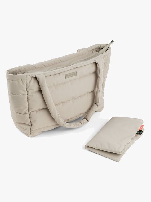 Done By Deer Quiltet Tote Pusletaske, Sandfarvet