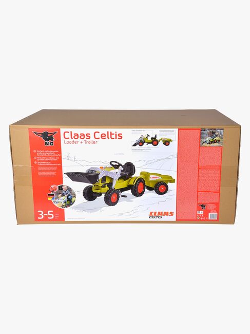 BIG Pedaltraktor m. Trailer Claas Celtis