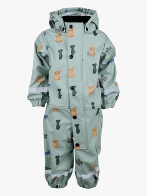 Lindberg Vattholma Regndragt, Grøn/Grå