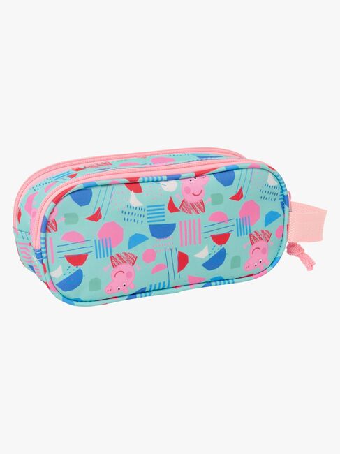 Gurli Gris 3D Dobbelt Penalhus, Lyserød/Grøn