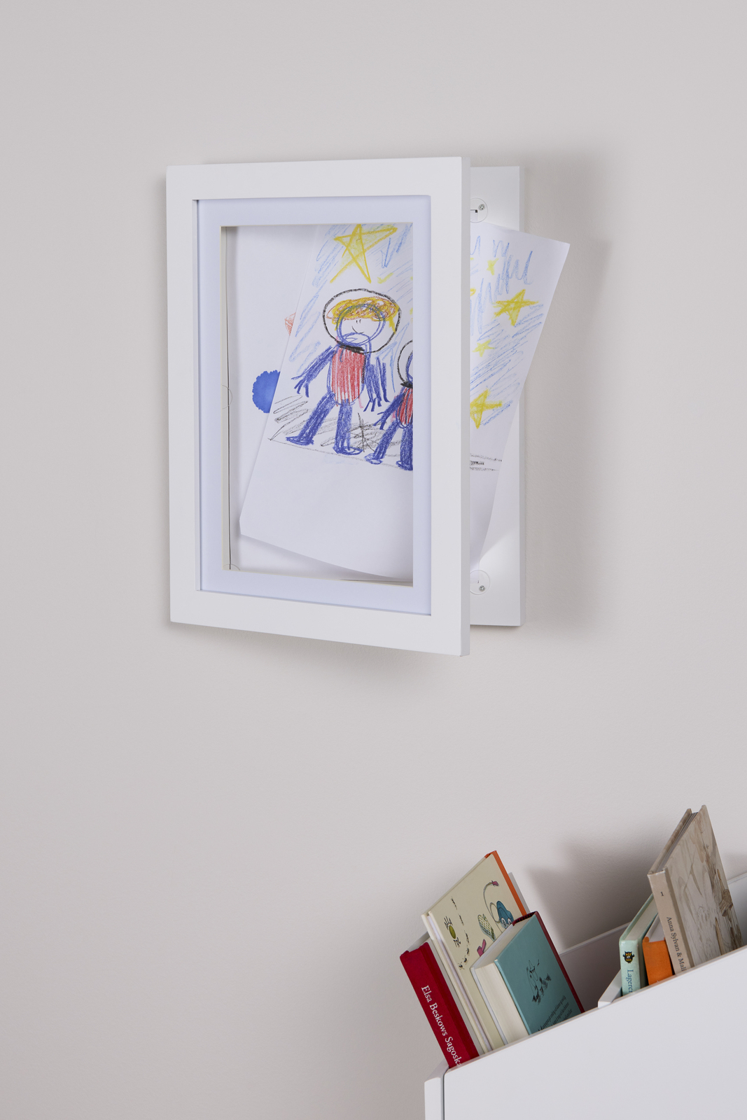 Minitude OLIVER  Åbningsbar Ramme A4, 100 Sider, Hvid