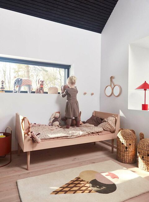 OYOY Bear & Rabbit Förvaringskorg 2-pack, Nature