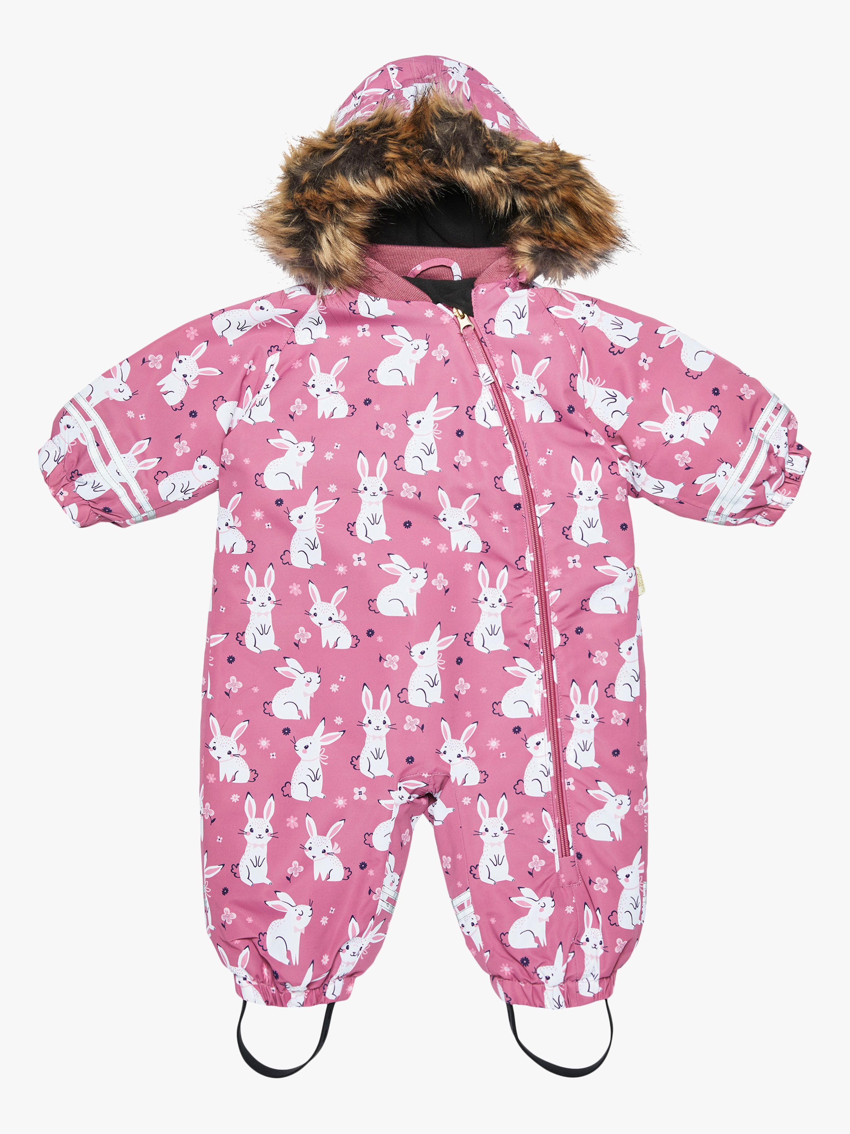 Petite Chérie Atelier Amour Babyflyverdragt, Flower Meadow Heather Rose, 92