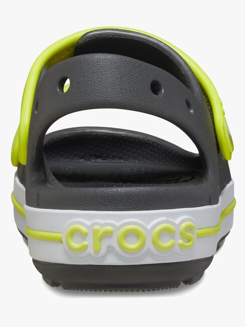 Crocs Crocband Cruiser Kids Sandaler, Slate Grey/Acidity