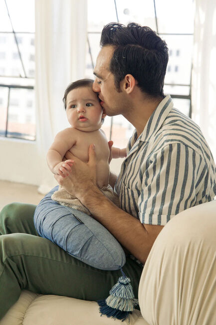 DockATot Ammepude, Indigo Chambray