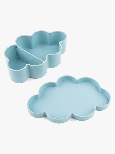 Done By Deer Snacks- Og Madkasser med Sugerørskop, Blue