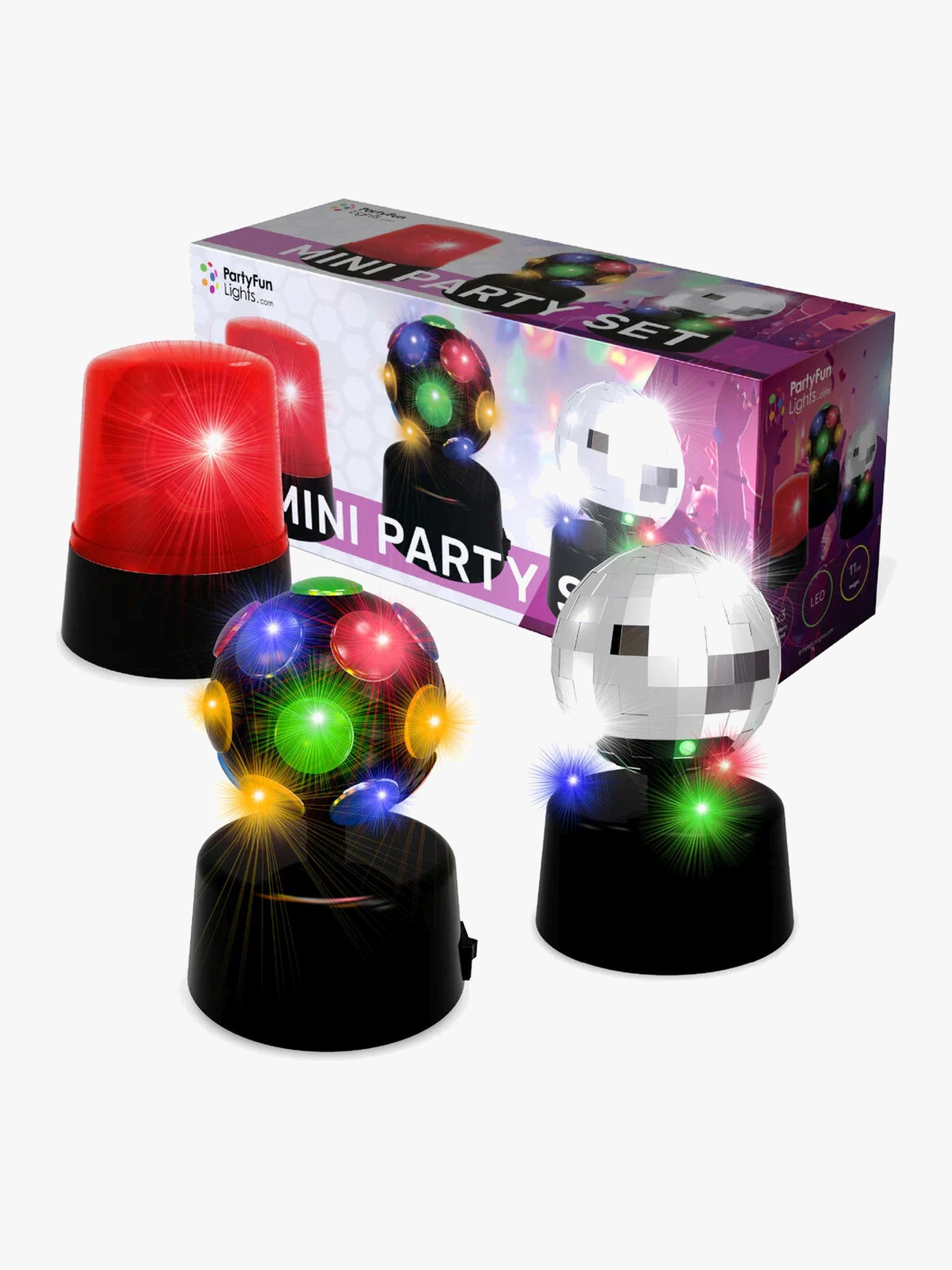 PartyFunLights Sæt 3-i-1 Mini