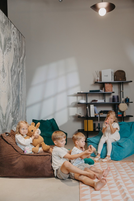 Yappy Kids Yappyhug Sækkestol, Chocolate Brown