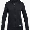 Under Armour Rival Full Zip Hættetrøje, Black