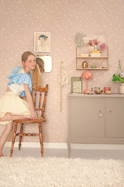 Majvillan Tapet Flora, Dreamy Lilac