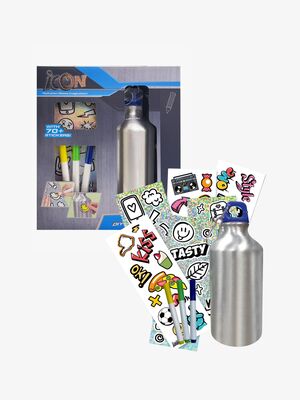 ICON Flaske med Klistermærker