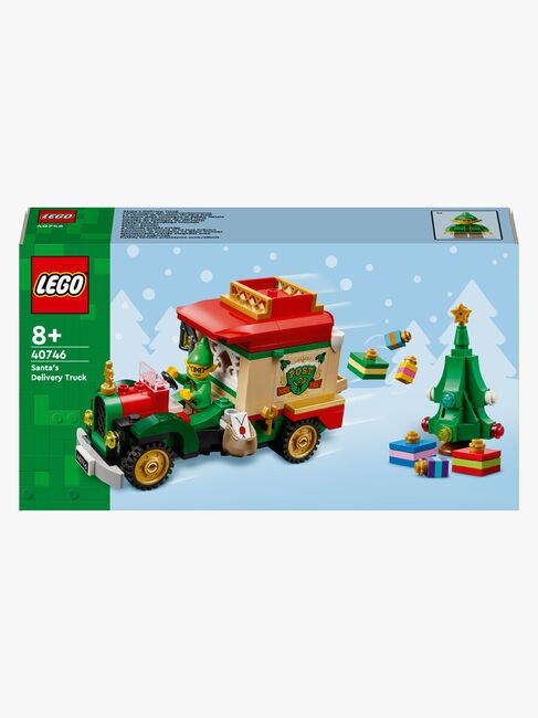 LEGO Iconic 40746 Julemandens pakkebil