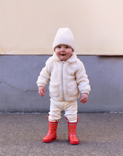 Babblarna Bobbo Gummistøvler, Rød