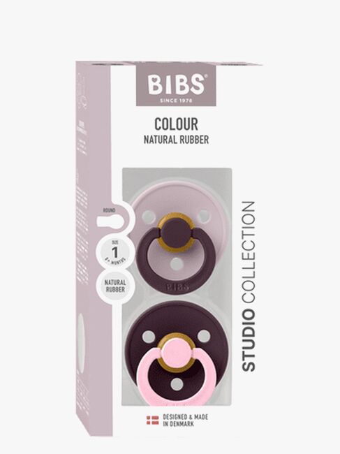 BIBS Studio Colour Fusion Sut 2-pak Str. 1, Dusky Lilac Plum mix