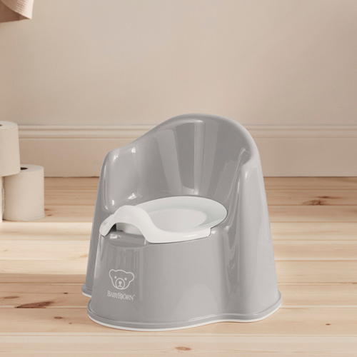 BabyBjörn Pottestol, Grey/White