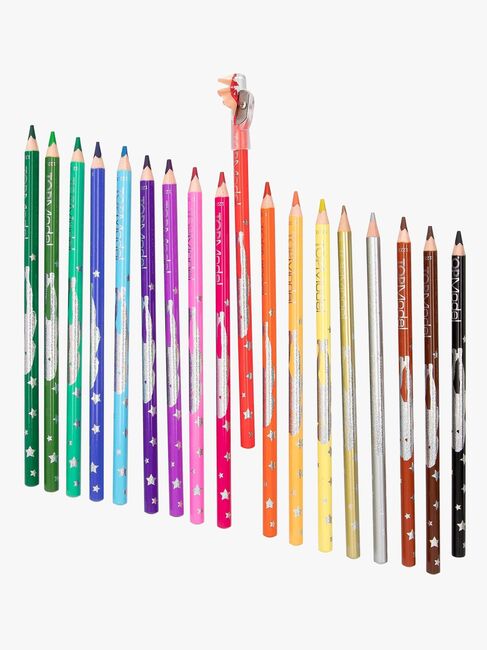 TOPModel Farveblyanter med Blyantspidser