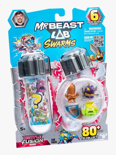Beast Lab Swarms Samlerfigurer Battle Fusion Surprise 6-pak
