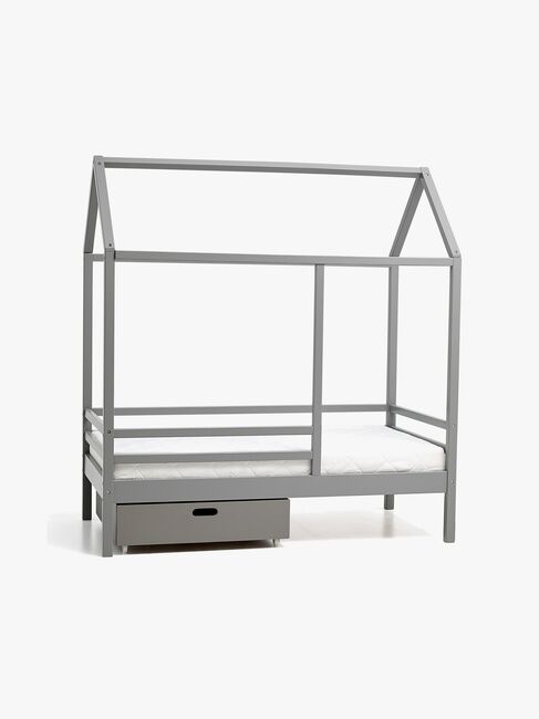 Minitude Nordic Juniorseng 70x140 Jax Inkl. Madras Softi & Skuffe, Grå