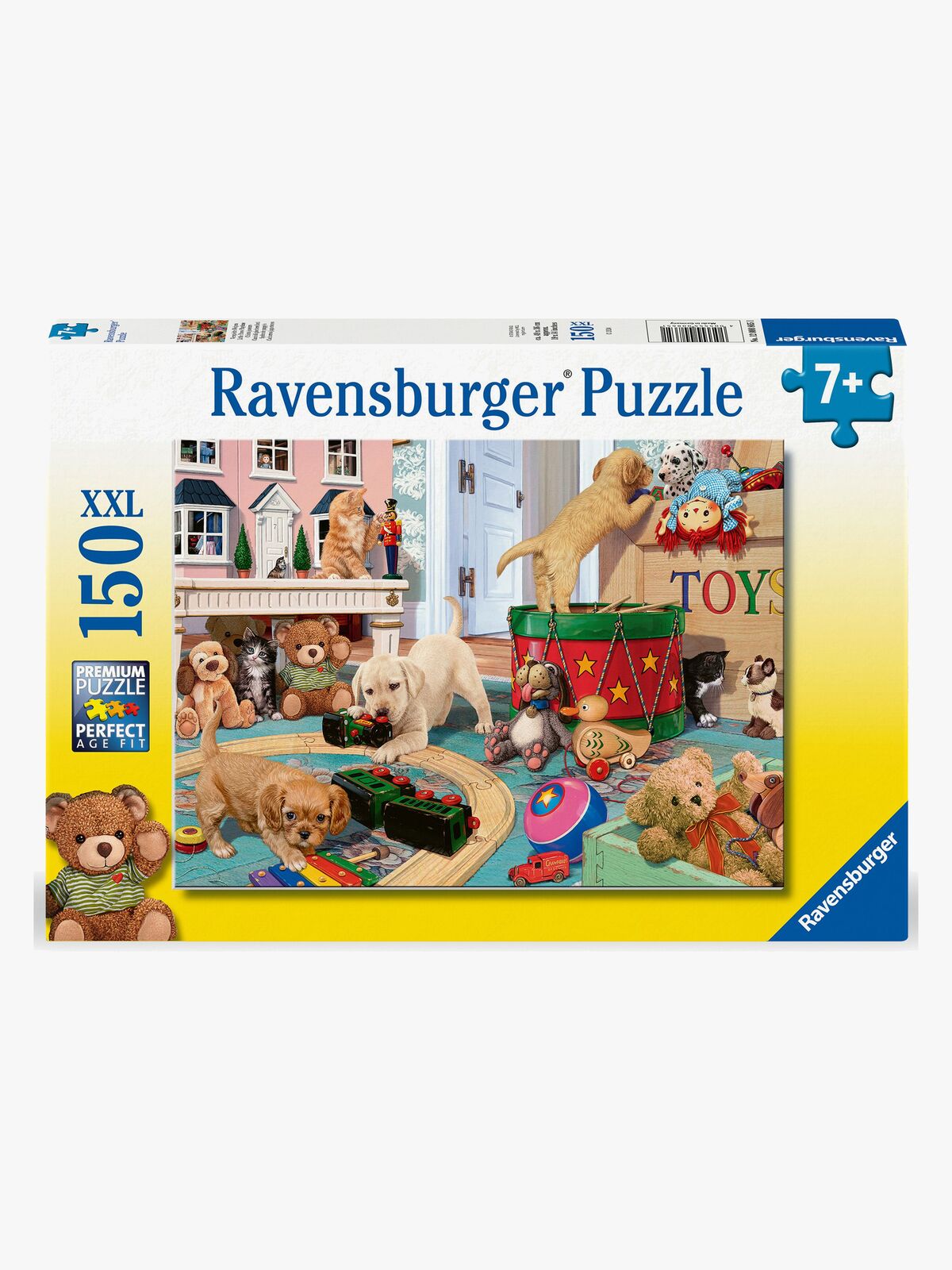 Ravensburger XXL Puslespil Little Paws Playtime 150 Brikker
