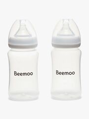 Beemoo CARE Modermælksflaske 240 Ml 2-pak inkl. Sut