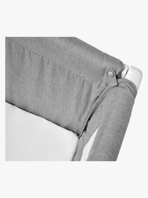 Shnuggle Air Bedside Crib, Dove Grey
