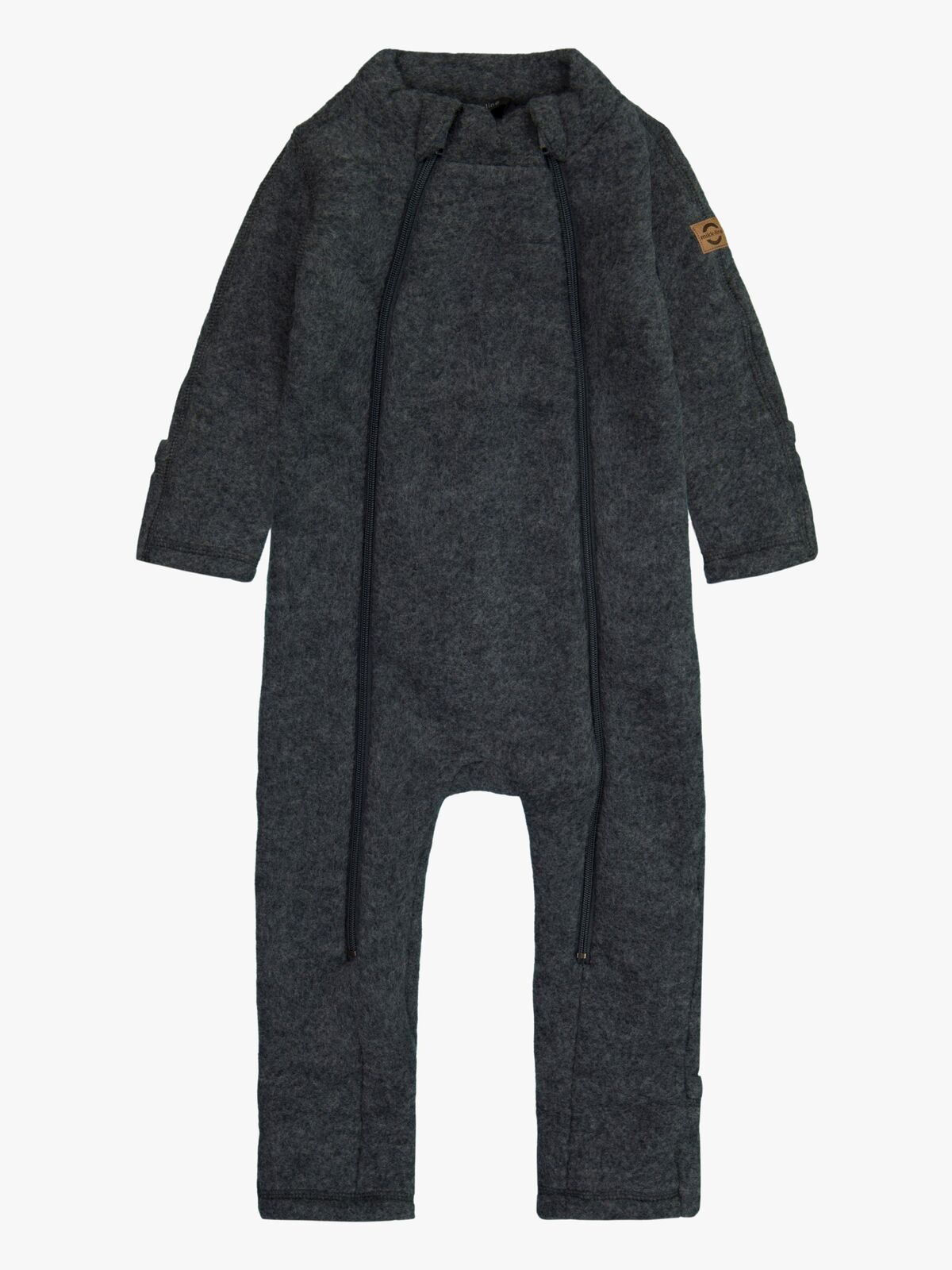 Mikk-Line Flyverdragt Merinould, Anthracite Melange