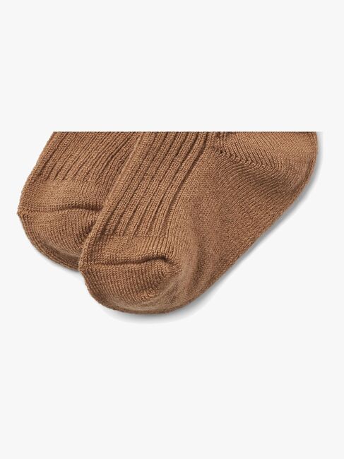 Wheat Ziggy Baby Strømper 2-pak Uld, Caramel 1924588-5073-1550_3d.jpg