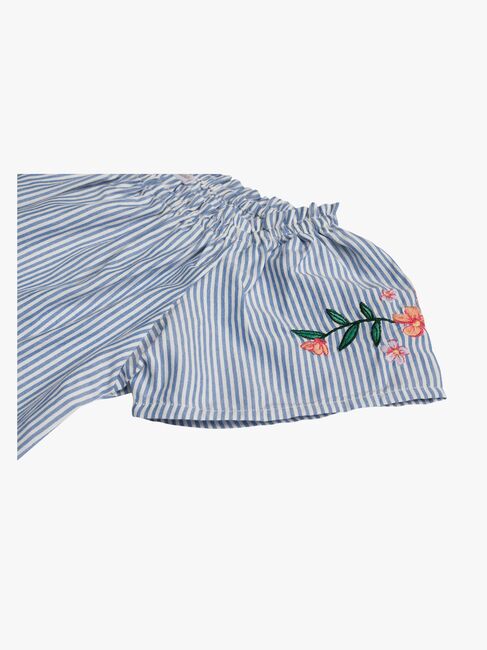 Petite Chérie Atelier Zola Bluse, Navy/White