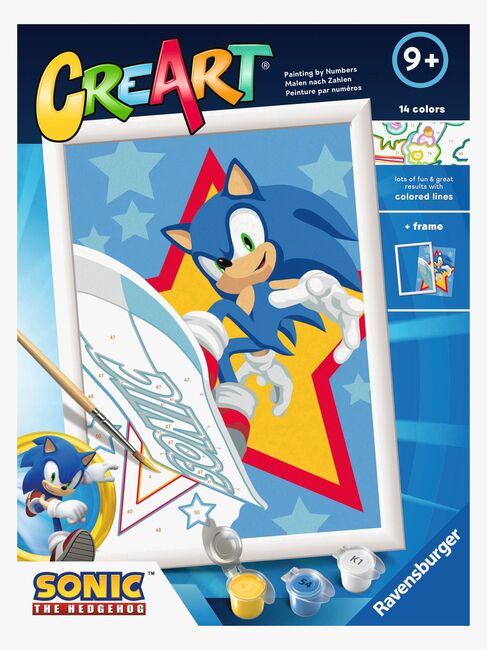 Ravensburger CreArt Malesæt Speedy Sonic