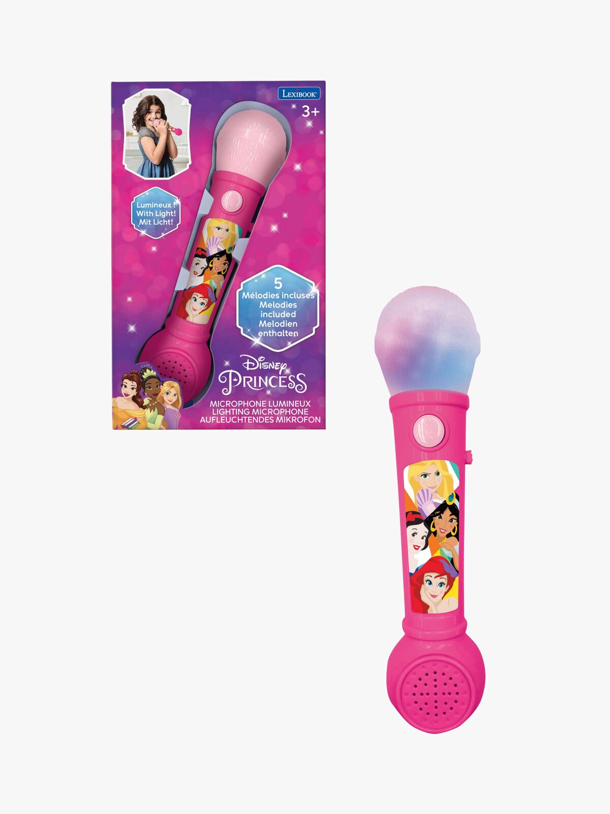 Disney Princess Mikrofon med Lys