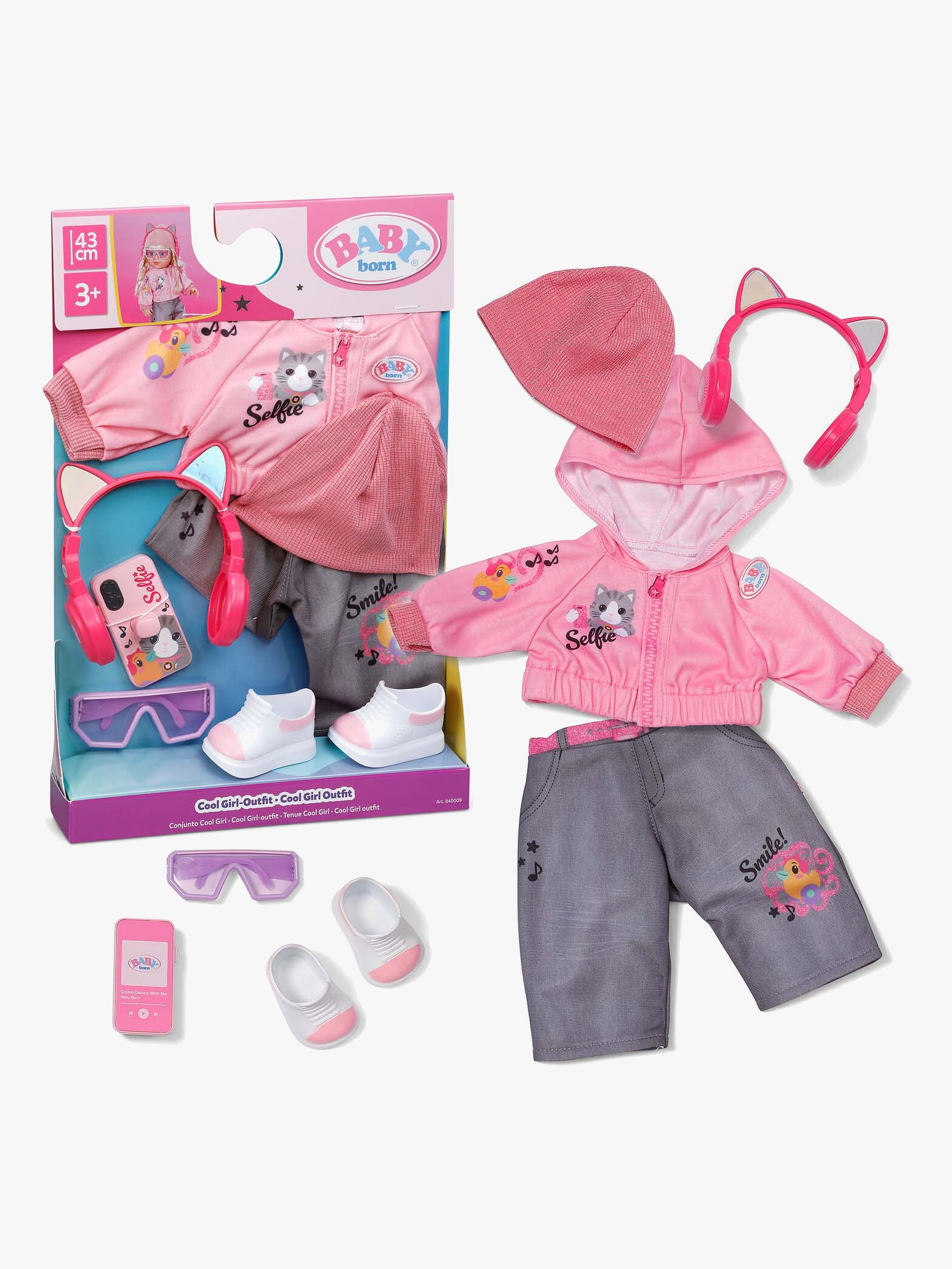 Baby Born Dukketøj Cool Girl 43 cm