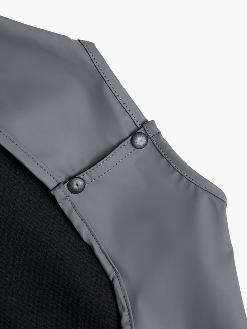 Beemoo CARE Bib  Langærmet Hagesmæk, Dark Grey