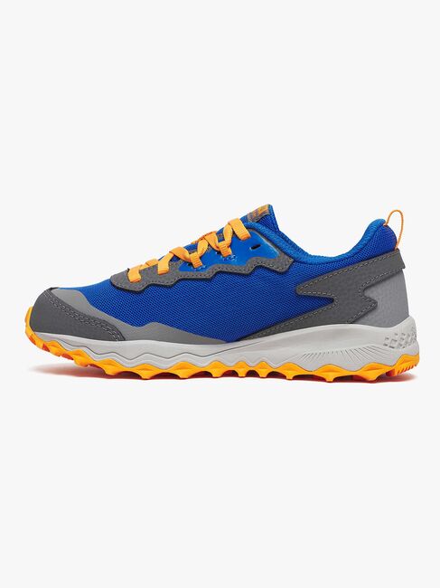 Saucony Peregrine Kids Shield Træningssko, Blue/Orange