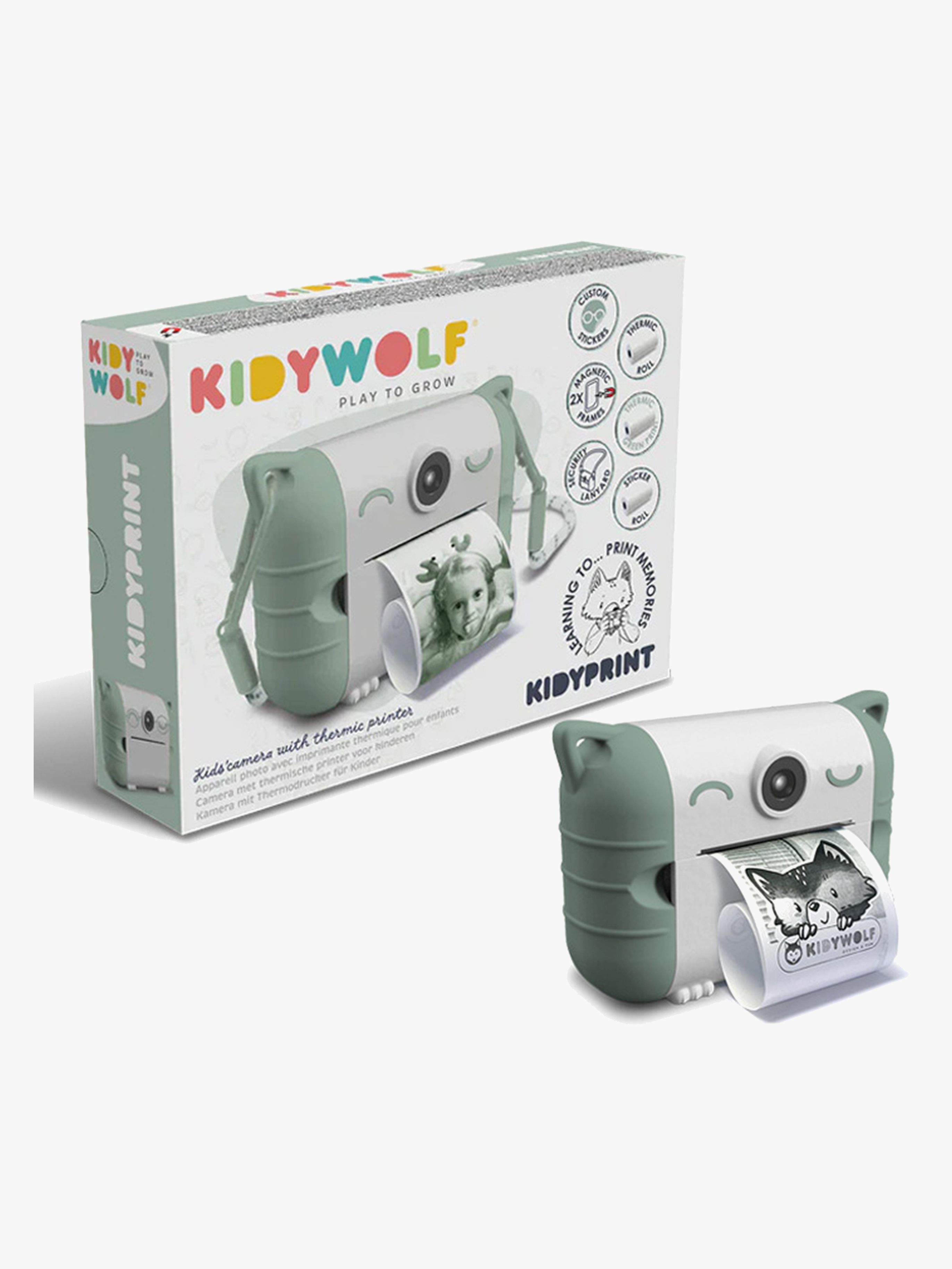 Kidywolf KIDYPRINT Polaroidkamera, Grøn