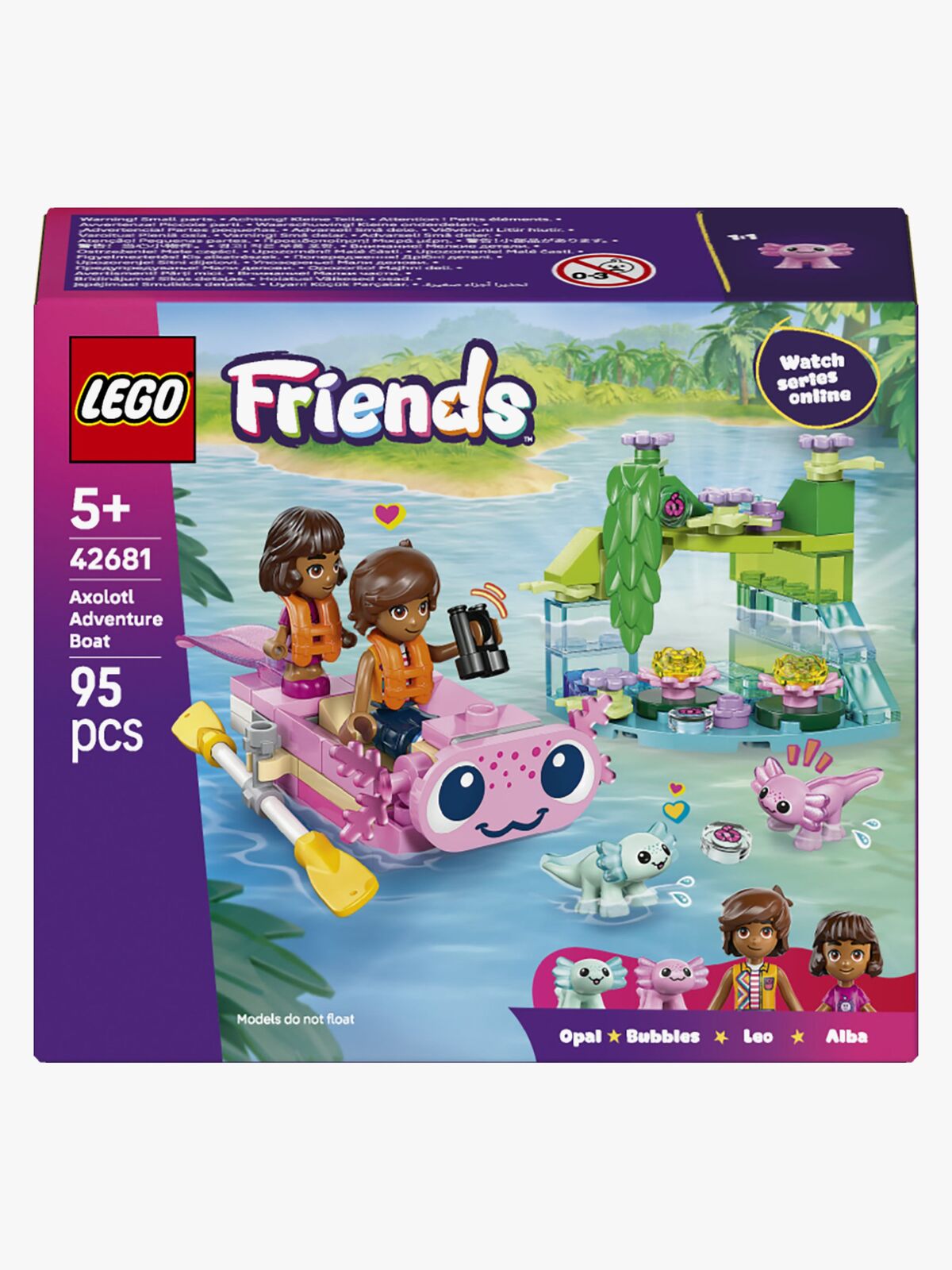 LEGO Friends 42681 Axolotl-eventyrbåd