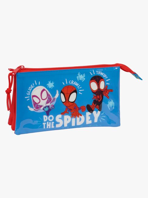 Spidey And His Amazing Friends Penalhus med 3 Rum, Blå